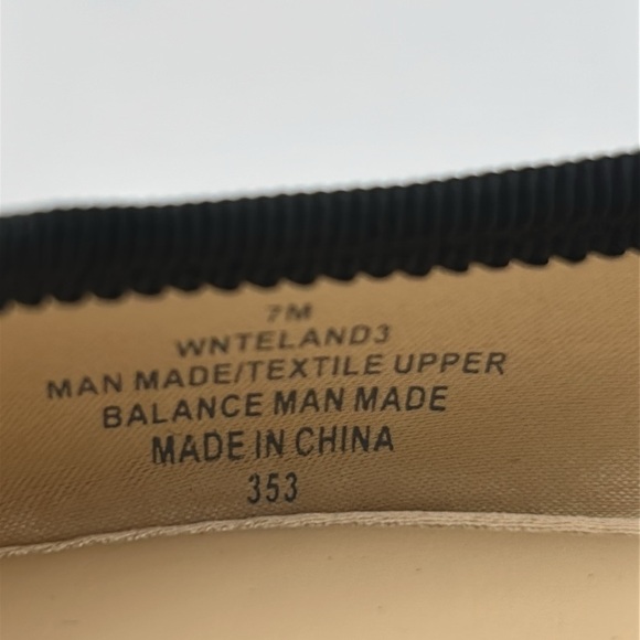 Nine West Black Patent Flats Vegan Women’s Shoes Size 7 NWB - Picture 9 of 10